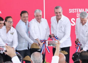 Abinader deja iniciada la construcción del Monorriel en Santiago