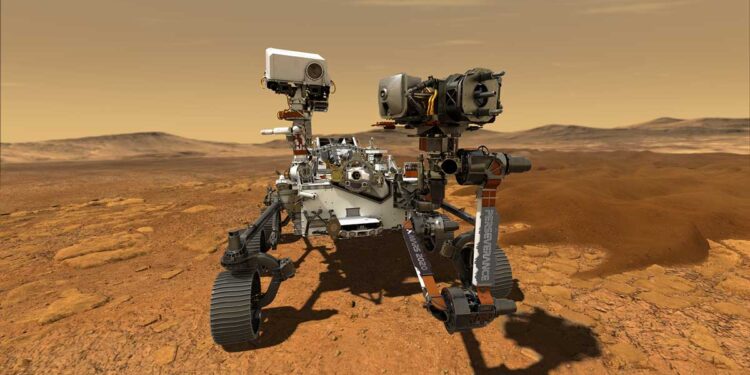 El Perseverance de la NASA lleva cuatro meses con un curioso acompañante en su viaje por Marte