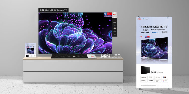 TCL se consolida como el Top 2 mundial de televisores, según Omdia