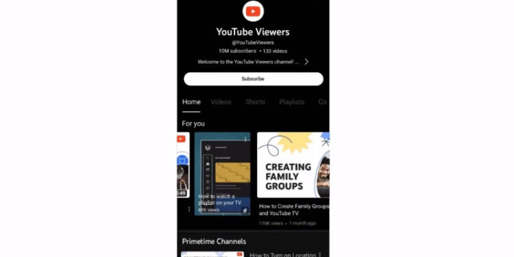 YouTube añadirá a sección ‘Para ti’ en el canal del creador con recomendaciones de vídeos
