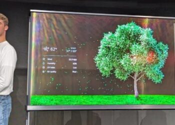 LG presenta televisor transparente e inalámbrico en la Feria del CES 