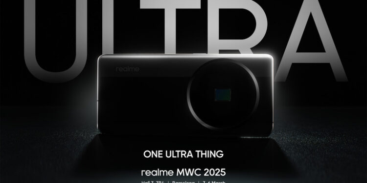 realme presentará en el MWC 2025 un teléfono con cámara con sensor ultra grande