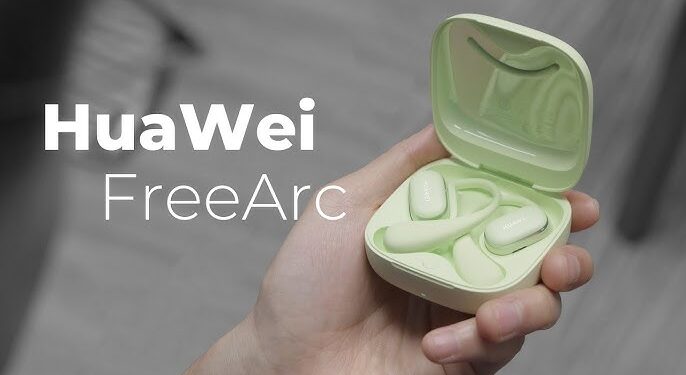 MWC 2025: HUAWEI lanza sus primeros auriculares Open-Ear con gancho, así son los HUAWEI FreeArc
