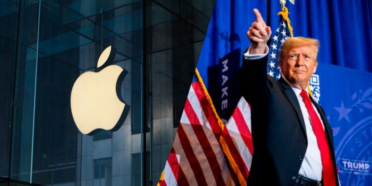 Trump anuncia aranceles del 25% a Apple por no fabricar el iPhone en EU