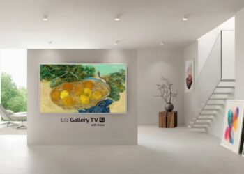 LG presenta Gallery TV, un televisor que se integra en la decoración como una obra de arte